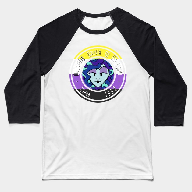 HM Love: Nonbinary Pride Baseball T-Shirt by SteampunkSeahorse